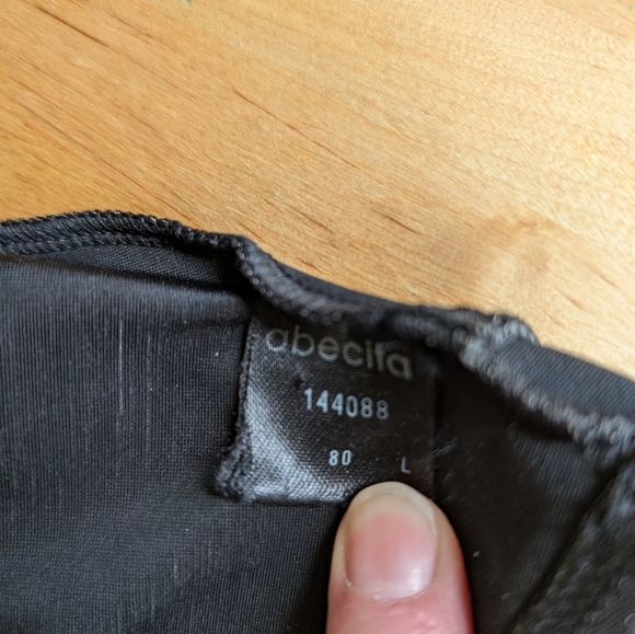 Abecita Sweden Sports Bra Stay Cool - L - 80 - Black - Scandinavian - EUC - Picture 7 of 9